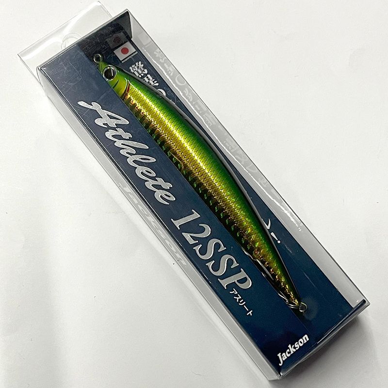 画像1: ジャクソン アスリート12SSP 釣人オリジナルカラー グリーンゴールドグリーン (1)